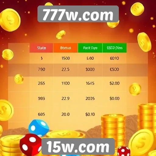 Comparação de bônus em 777w.com e concorrentes
